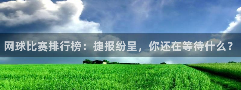 九游体育官网：网球比赛排行榜：捷报纷呈，你还在等待什么？