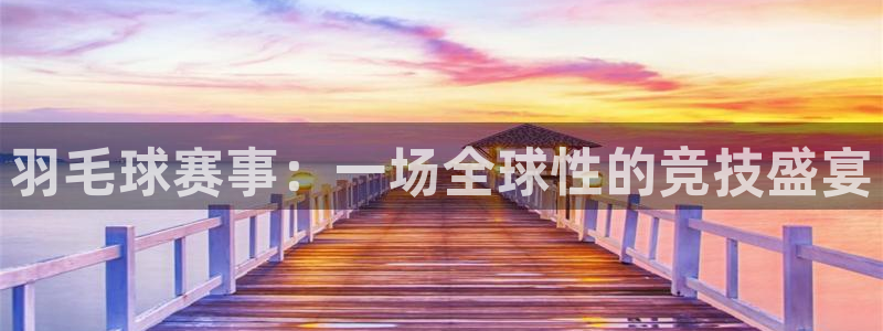 九游体育官网：羽毛球赛事：一场全球性的竞技盛宴